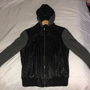 Leather sweater/jacket